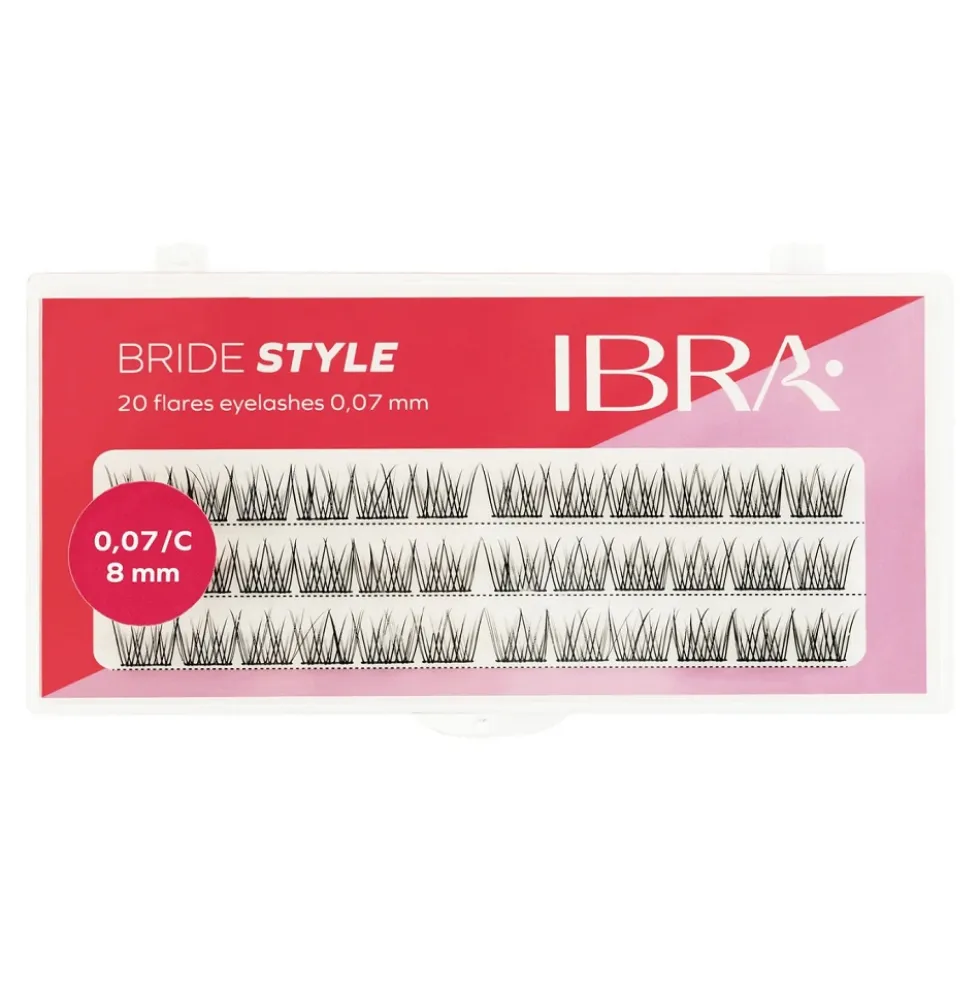 Ibra Bride Style kępki rzęs 8mm