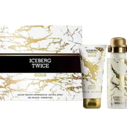 Iceberg Twice Gold zestaw woda toaletowa spray 125ml + żel pod prysznic 100ml