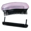 Inter Vion Brush & Go kompaktowa szczotka do włosów z nakładką Metaliczny Róż
