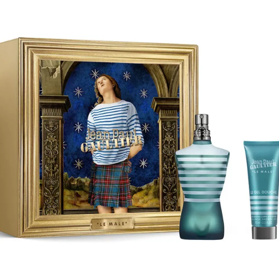 Jean Paul Gaultier Le Male zestaw woda toaletowa spray 125ml + żel pod prysznic 75ml