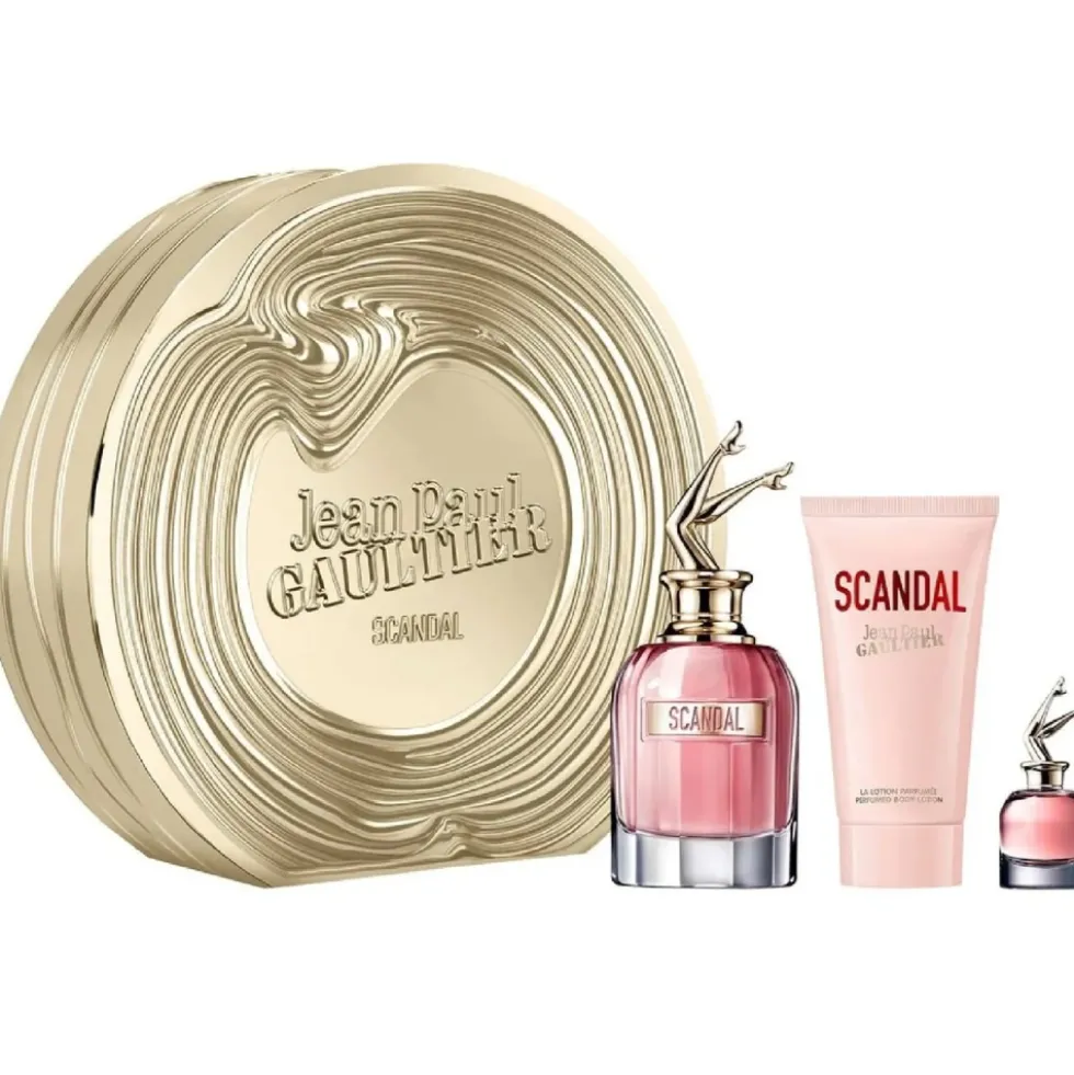 Jean Paul Gaultier Scandal zestaw woda perfumowana spray 80ml + woda perfumowana spray 6ml + balsam do ciała 75ml