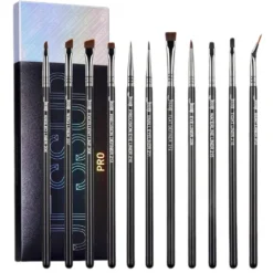 JESSUP Pro Makeup Eyeliner Brush zestaw pędzli do makijażu oczu T324 11szt.