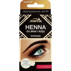 Joanna Henna do brwi i rzęs kremowa 1.0 Czarny 15ml