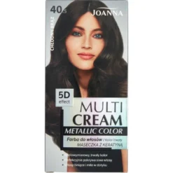 Joanna Multi Cream Metallic Color farba do włosów 40.5 Chłodny Brąz