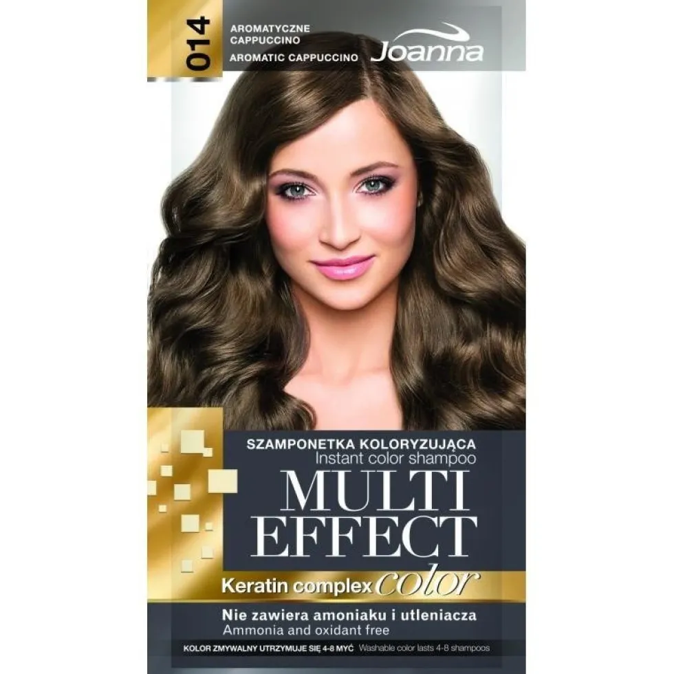 Joanna Multi Effect Color szamponetka koloryzująca 014 Aromatyczne Cappuccino 35g