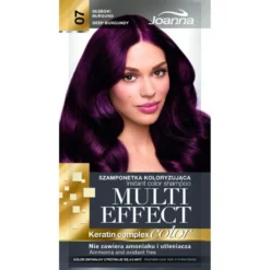 Joanna Multi Effect Color szamponetka koloryzująca 07 Głęboki Burgund 35g