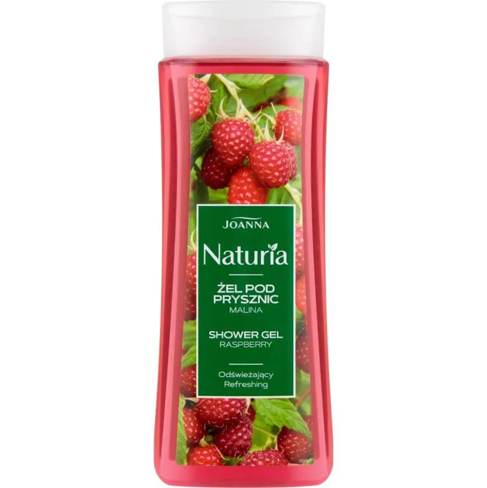 Joanna Naturia odświeżający żel pod prysznic Malina 300ml