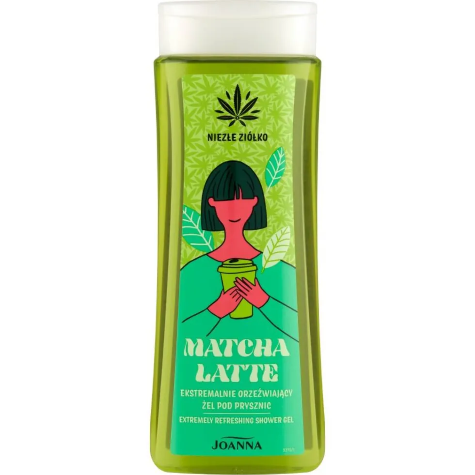 Joanna Niezłe Ziółko ekstremalnie orzeźwiający żel pod prysznic Matcha Latte 300ml