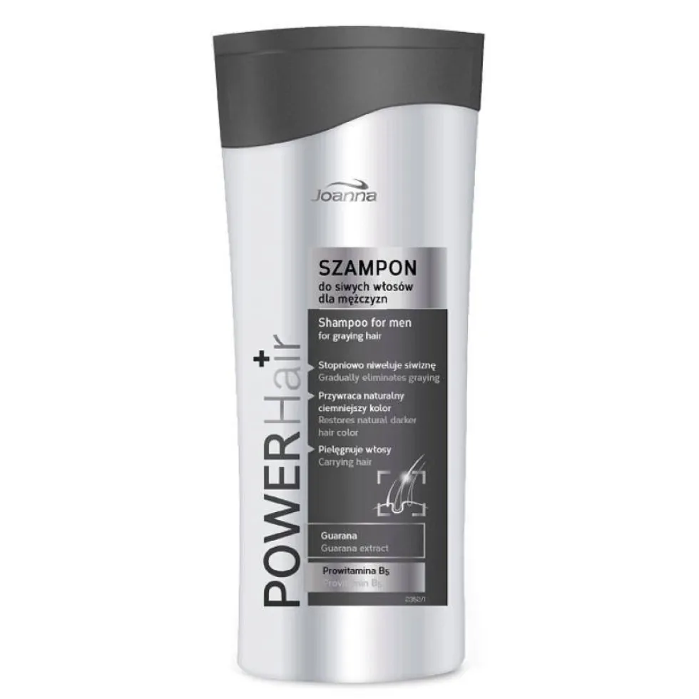 Joanna Power Men szampon do siwych włosów dla mężczyzn 200ml