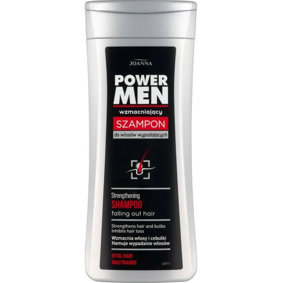 Joanna Power Men wzmacniający szampon do włosów wypadających 200ml