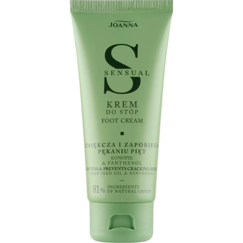 Joanna Sensual krem do stóp Konopie & Panthenol 100g