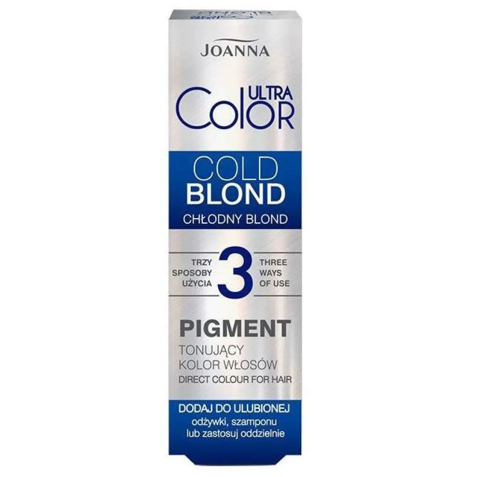 Joanna Ultra Color Pigment tonujący kolor włosów Chłodny Blond 100ml