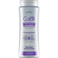 Joanna Ultra Color srebrny szampon do włosów srebrne popielate odcienie blond 400ml