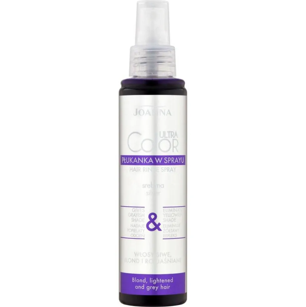 Joanna Ultra Color System Hair Rinse płukanka do włosów nadająca popielaty odcień Srebrna 150ml