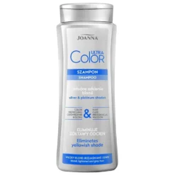 Joanna Ultra Color System szampon nadający platynowy odcień do włosów blond i rozjaśnianych 400ml