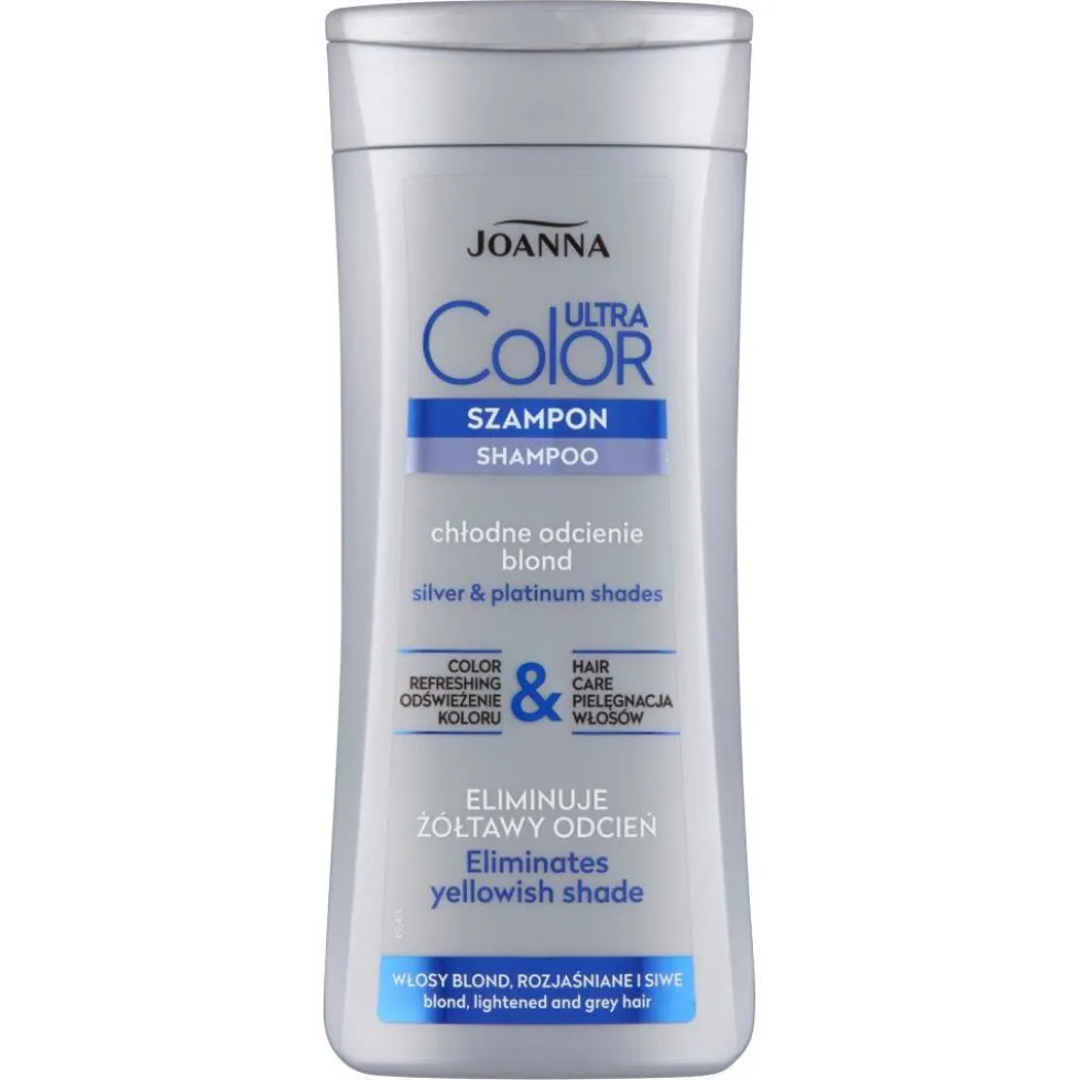 Joanna Ultra Color System szampon nadający platynowy odcień do włosów blond i rozjaśnianych 200ml