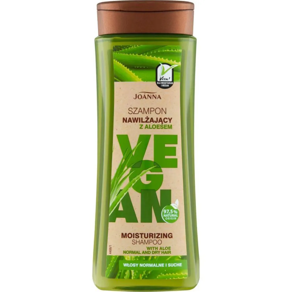 Joanna Vegan szampon nawilżający z aloesem 300ml