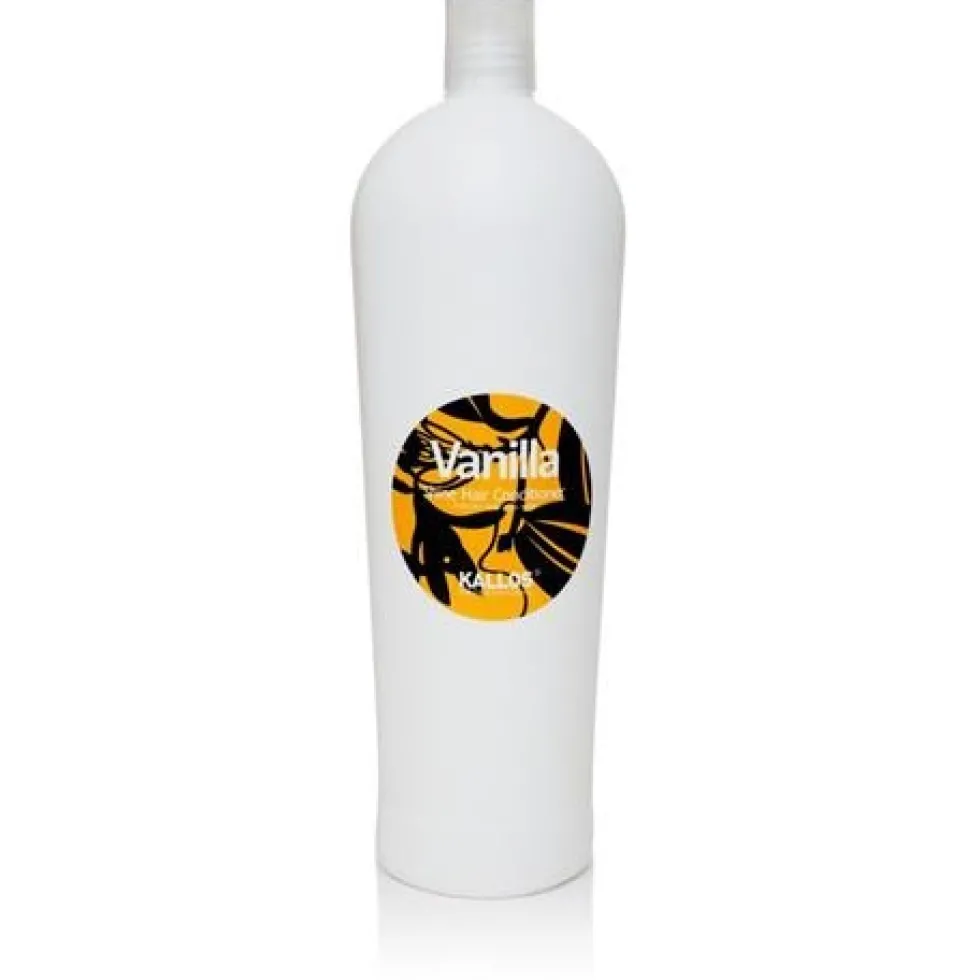 Kallos Vanilla Shine Hair Conditioner nabłyszczająca odżywka do włosów suchych i matowych 1000ml