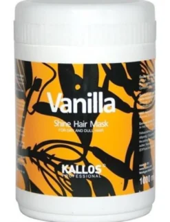 Kallos Vanilla Shine Hair Mask nabłyszczająca maska do włosów suchych i matowych 1000ml