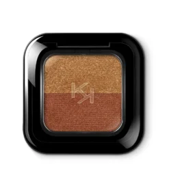 KIKO Milano Bright Duo Eyeshadow podwójny cień do powiek uwalniający intensywny kolor 14 Orange Gold / Copper 1.8g