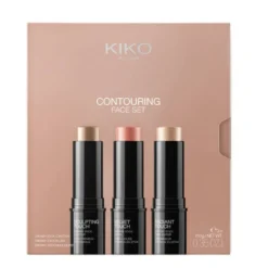 KIKO Milano Contouring Face Set zestaw sztyft do konturowania 10g + róż w sztyfcie 10g + rozświetlacz w sztyfcie 10g