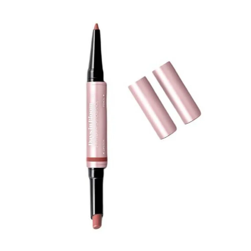 KIKO Milano Days In Bloom 2-In-1 Vibrant Lipstick&Pencil pomadka i konturówka do ust o intensywnym satynowym wykończeniu 01 Classic Nude 1g