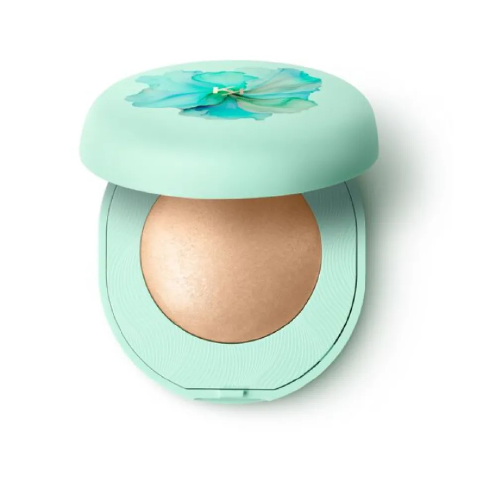 KIKO Milano Dreamphoria Glow Up Beautifier Highlighting Face Powder hybrydowy puder do twarzy w kompakcie 01 Golden Dreams 6g