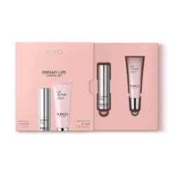 KIKO Milano Dreamy Lips Caring Set zestaw do pielęgnacji ust: połyskujący balsam i peeling