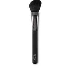 KIKO Milano Face 10 Blush Brush ukośnie ścięty pędzel do różów pudrów brązujących i rozświetlaczy