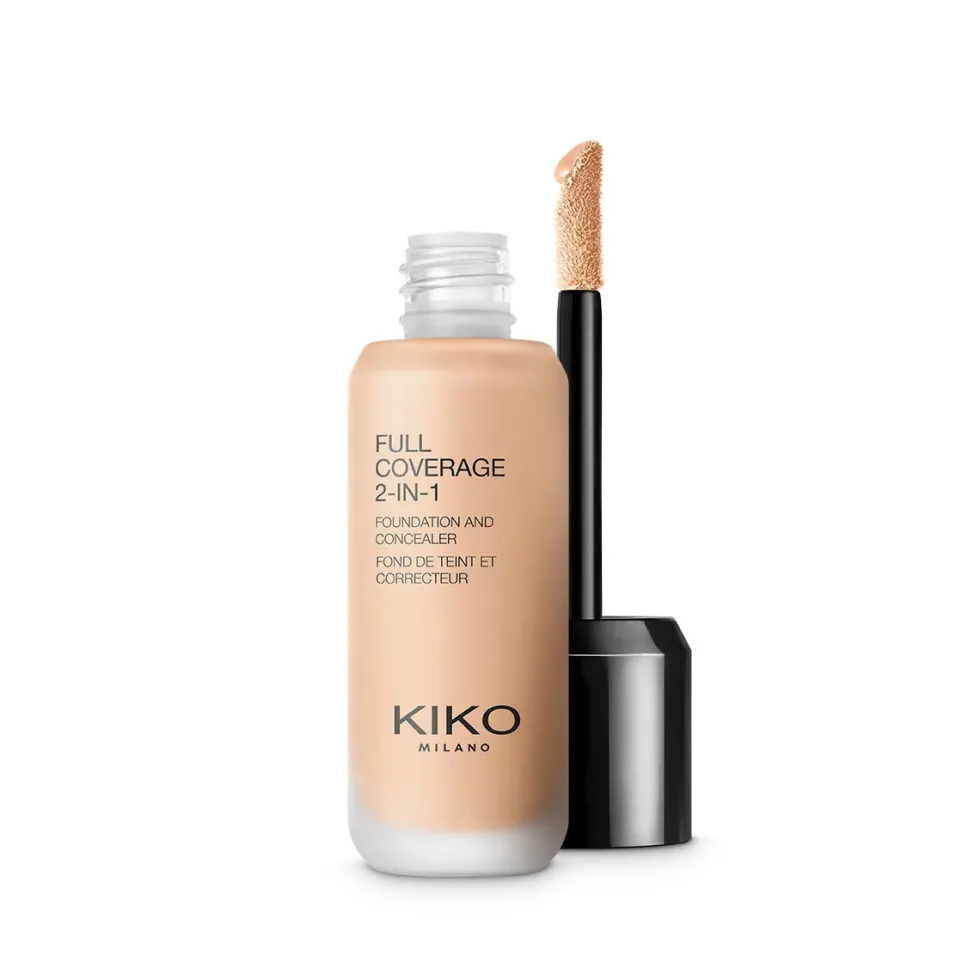 KIKO Milano Full Coverage 2-In-1 Foundation & Concealer mocno kryjący podkład i korektor 2 w 1 NG30 Neutral Gold 30 25ml