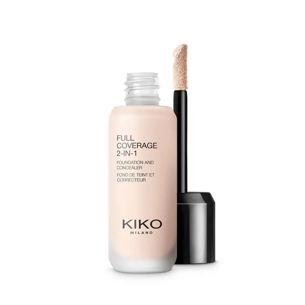 KIKO Milano Full Coverage 2-In-1 Foundation & Concealer mocno kryjący podkład i korektor 2 w 1 NR0 Neutral Rose 25ml