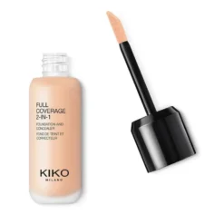 KIKO Milano Full Coverage 2-In-1 Foundation & Concealer mocno kryjący podkład i korektor 2 w 1 Warm Rose 01 25ml