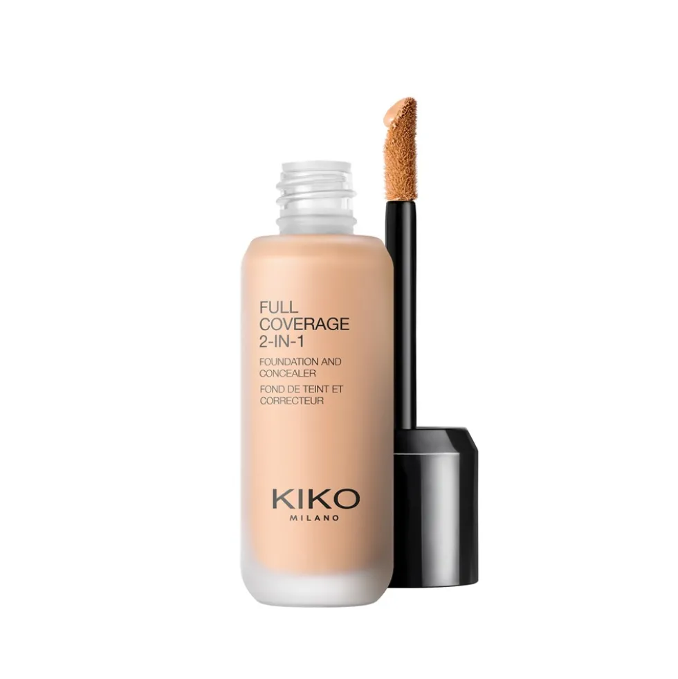 KIKO Milano Full Coverage 2-In-1 Foundation & Concealer mocno kryjący podkład i korektor 2 w 1 CR20 Cool Rose 25ml