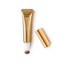 KIKO Milano Juicy Fizz Light-Shot Luminizer rozświetlacz do twarzy w płynie z aplikatorem gąbkowym 03 Tequila Sunset 14ml
