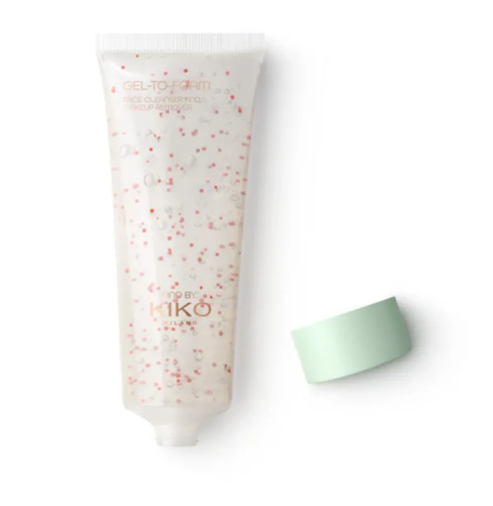 KIKO Milano Kind by KIKO Gel-to-Foam Face Cleanser And Makeup Remover preparat do oczyszczania twarzy i demakijażu 2w1 75ml