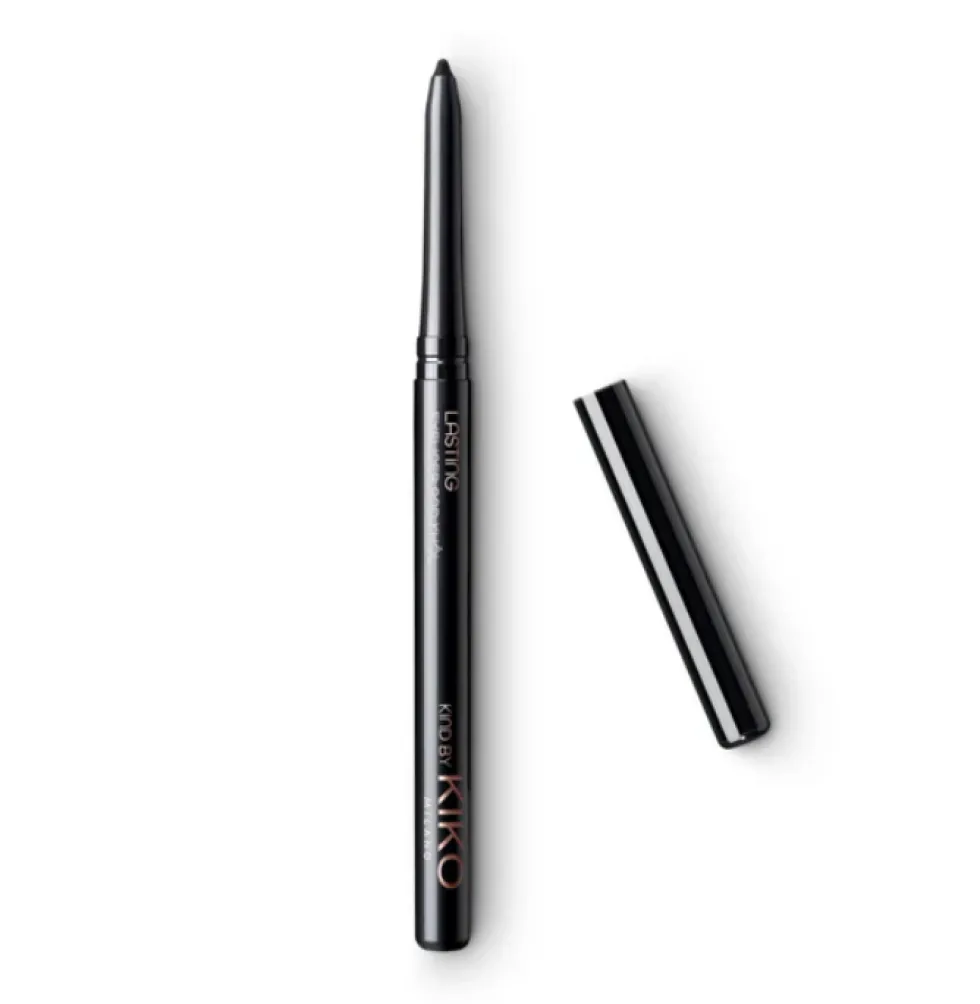 KIKO Milano Kind By KIKO Lasting Eyeliner & Khol kredka do wewnętrznego i zewnętrznego konturu oka 01 Nature's Ink 0.35g