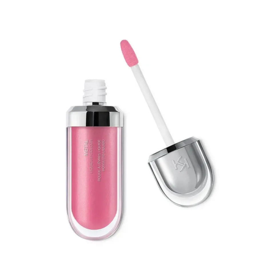 KIKO Milano Metal Liquid Lip Colour mocno kryjąca metaliczna pomadka w płynie 02 Vintage Rose 6.5ml