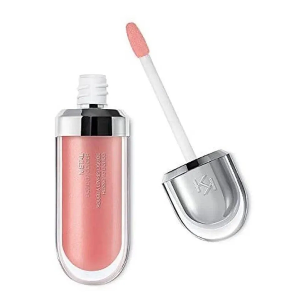 KIKO Milano Metal Liquid Lip Colour mocno kryjąca metaliczna pomadka w płynie 01 Rosy Nude 6.5ml