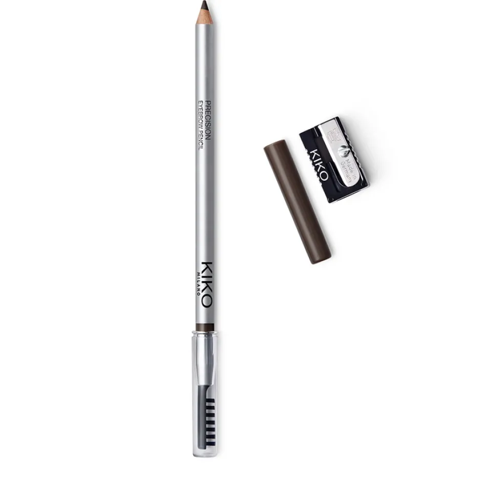 KIKO Milano Precision Eyebrow Pencil kredka do brwi z grzebykiem 01 Blackhaired 0.55g