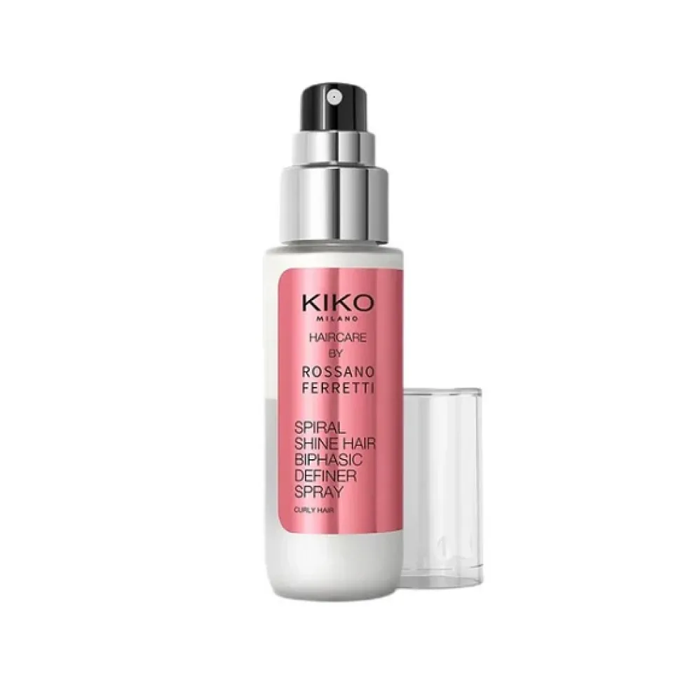 KIKO Milano Spiral Shine Hair Biphasic Definer Spray dwufazowy spray nadający lokom wyrazistość i sprężystość do 72 godzin 45ml