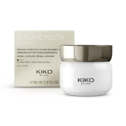 KIKO Milano Sublime Youth Night przeciwzmarszczkowy krem odżywczy na noc z retinolem 50ml