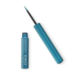 KIKO Milano Super Colour Waterproof Eyeliner ultragładki wodoodporny kolorowy eyeliner w płynie 04 Green Teal 1.7ml