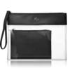 KIKO Milano Transparent Beauty Case przezroczysta kosmetyczka z wewnętrzną saszetką 001 Black