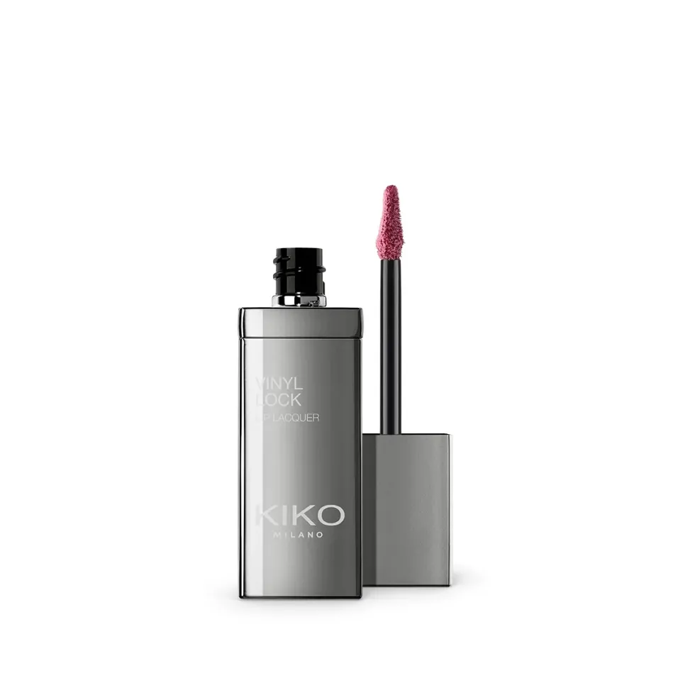 KIKO Milano Vinyl Lock Lip Lacquer pomadka w płynie o winylowym wykończeniu 04 Taste Of Mauve 4ml