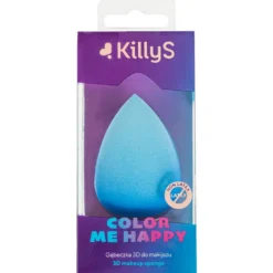 KillyS Color Me Happy gąbeczka 3D do makijażu Niebieska