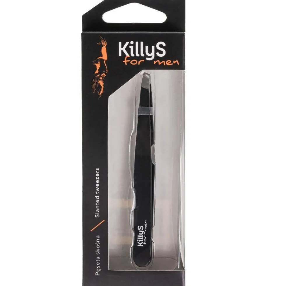 KillyS For Men Slanted Tweezers skośna pęseta do regulacji brwi