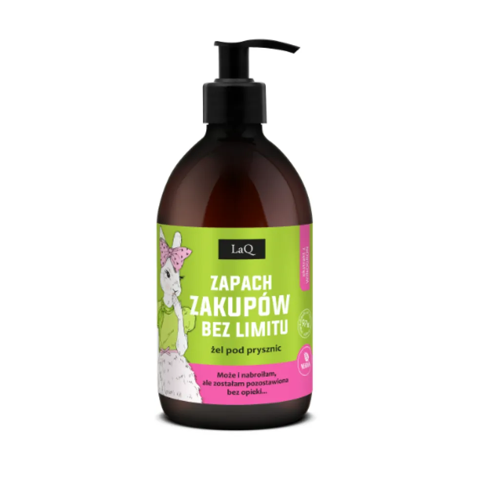 LaQ Zapach Zakupów Bez Limitu żel pod prysznic Kiwi i Winogrona 500ml