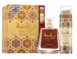 Lattafa Raghba zestaw woda perfumowana spray 100ml + dezodorant spray 50ml