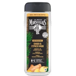 Le Petit Marseillais Żel pod prysznic 4w1 dla mężczyzn Imbir & Drzewo Cyprysowe 400ml