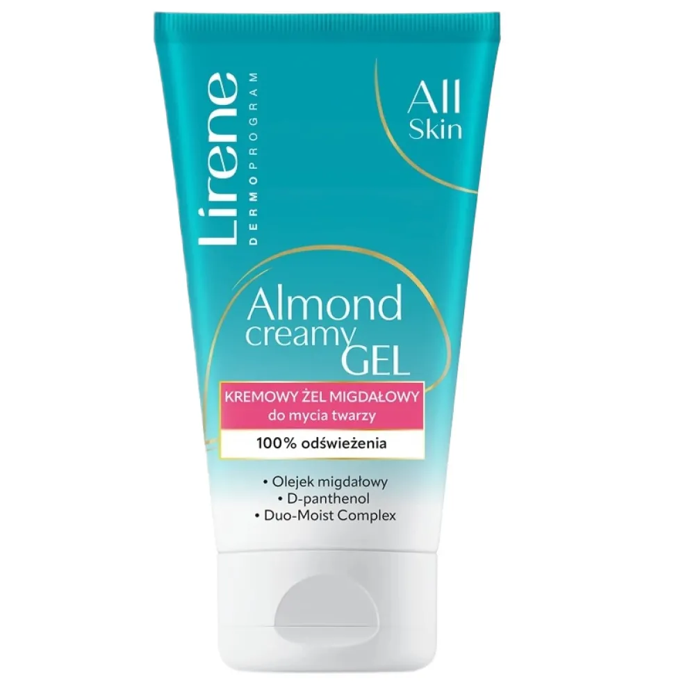 Lirene All Skin kremowy żel migdałowy do mycia twarzy 150ml